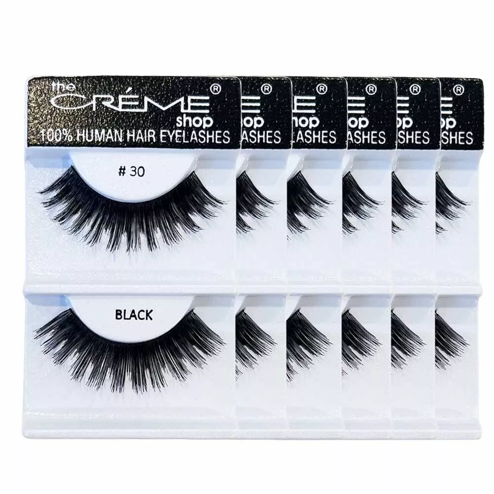 100-human-hair-eyelashes-30-12-units 100% Human Hair Eyelashes #30 (12 units)