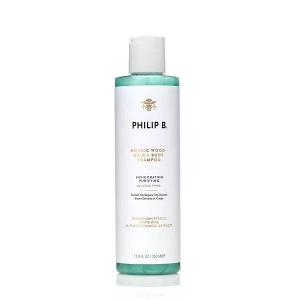 11.8 fl oz/350ml Nordic Wood Hair +Body Shampoo