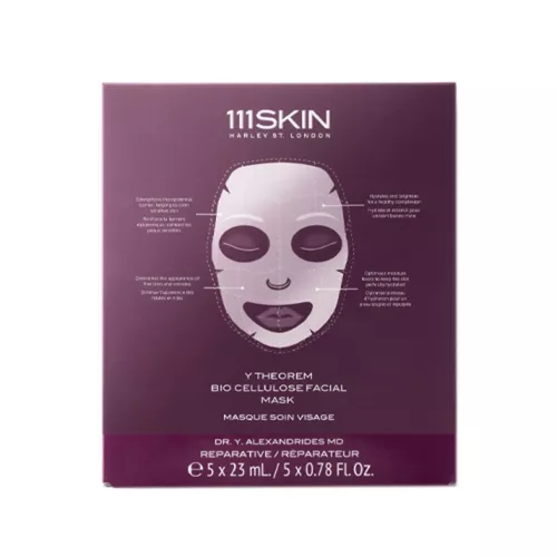 111SKIN Y Theorem Bio Cellulose Facial Mask Box 5 sheets 