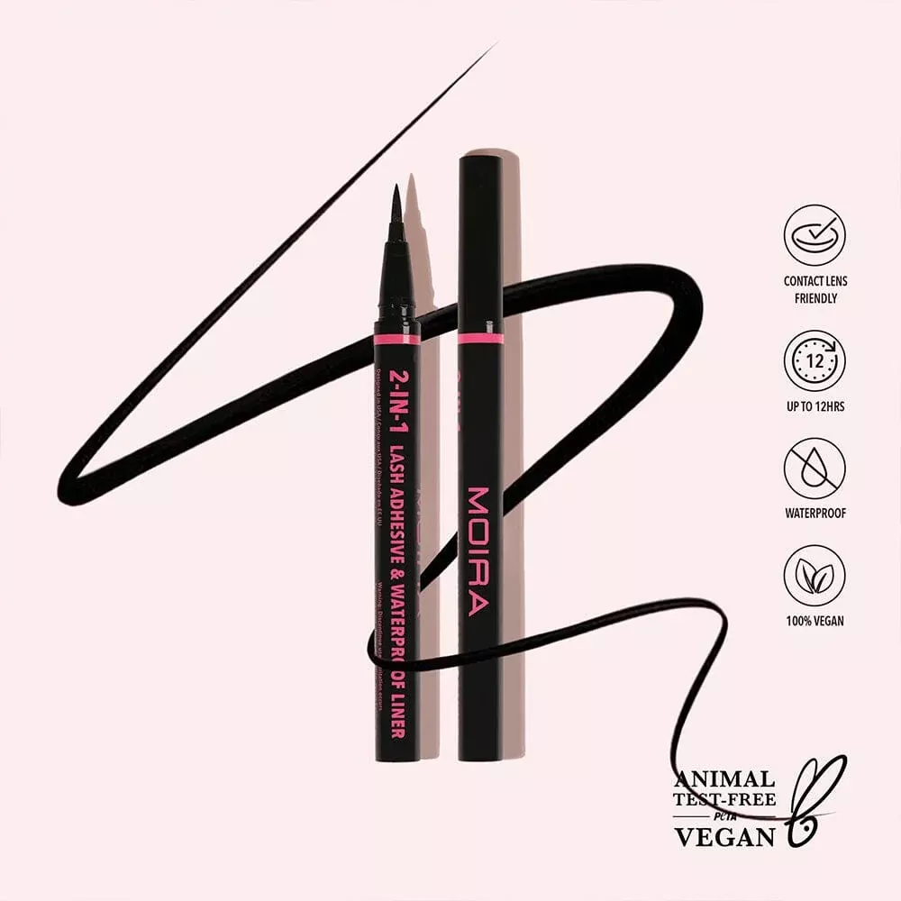2-in-1 Lash Adhesive & Waterproof Liner (3 units)