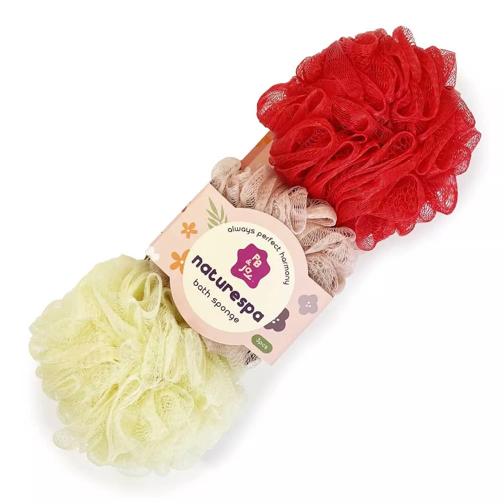 3pcs-naturespa-bath-sponges-2-units 3PCS Naturespa Bath Sponges (2 units)