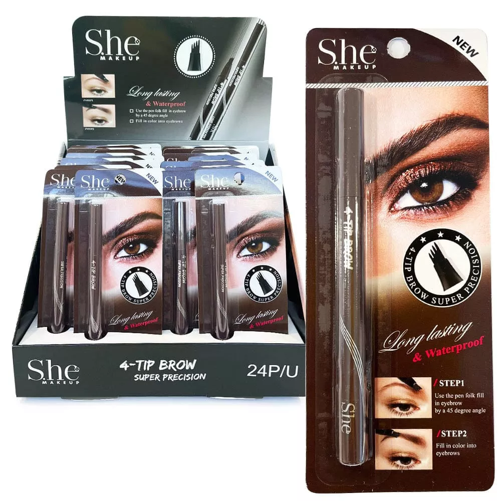 4Tip EyebrowDark Brown (24 units)
