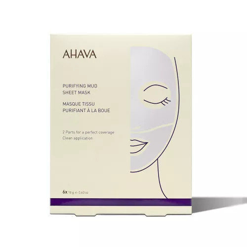 ahava-purifying-mud-sheet-masks-6-pack AHAVA - Purifying Mud Sheet Masks (6 Pack)