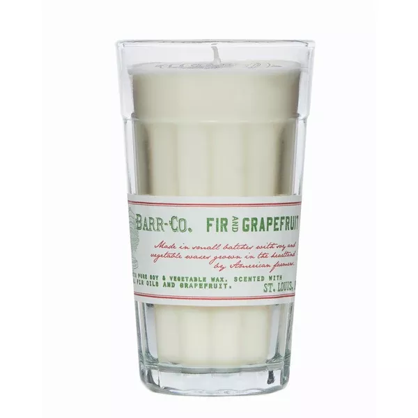 BARR-CO. FIR & GRAPEFRUIT PARFAIT GLASS CANDLE