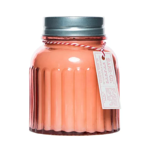 BARR-CO. HONEYSUCKLE APOTHECARY JAR CANDLE
