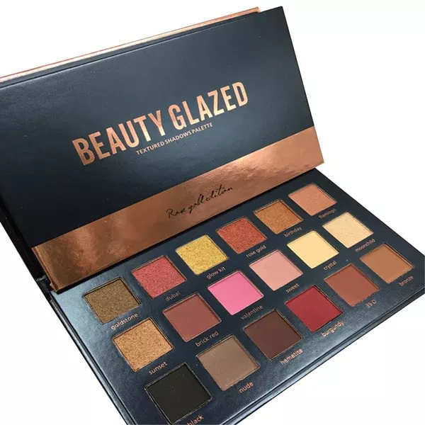Beauty Glazed Textured ShadowsEyeshadow Palette (Rose Gold Edition)