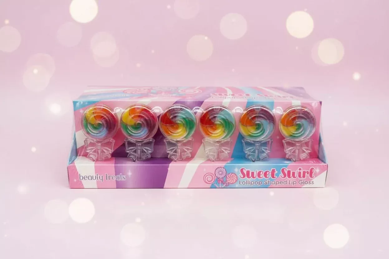 BEAUTY TREATS- SUPER SWEET POPS -LIP GLOSS (24PCS)