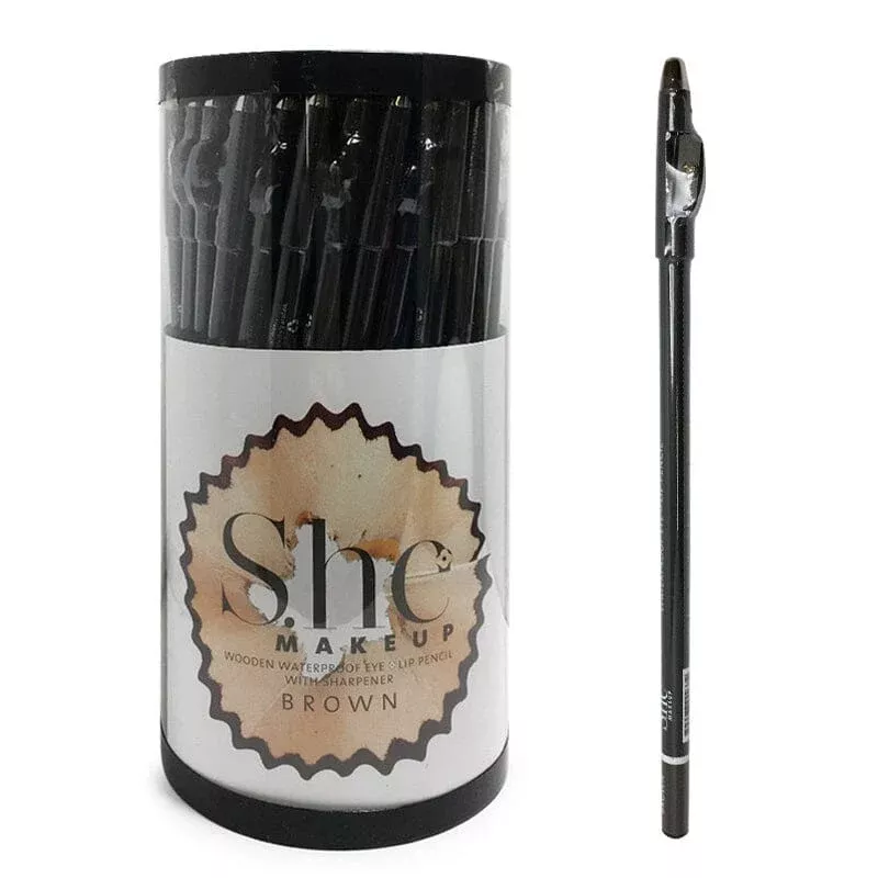 brown-eye-pencil-with-sharpener-72-units Brown Eye Pencil With Sharpener (72 units)
