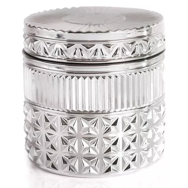 CAPRI BLUE GILDED FACETED JAR - CITRUS & VIOLET HAZE