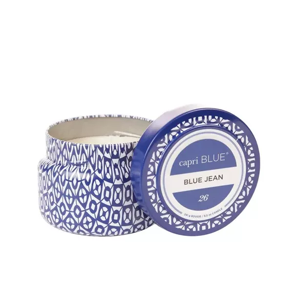capri-blue-printed-travel-tin-blue-jean CAPRI BLUE PRINTED TRAVEL TIN - BLUE JEAN