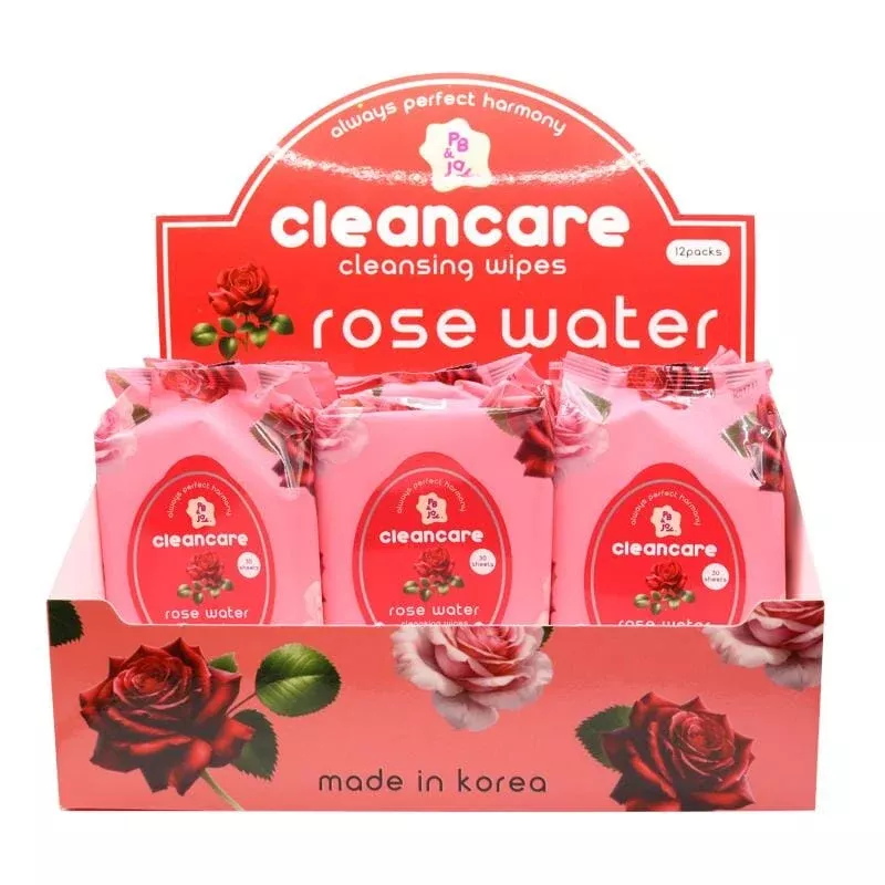 cleancare-cleansing-wipes-rose-water-12-units Cleancare Cleansing Wipes Rose Water (12 units)