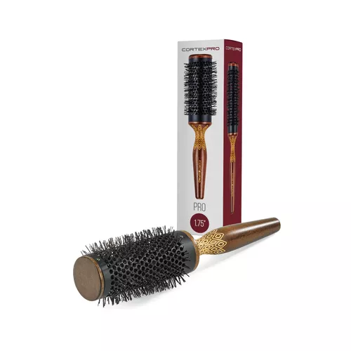 Cortex Professional - 1.75 in. Thermal Color Changing Heat Activated Round Brush - WOOD