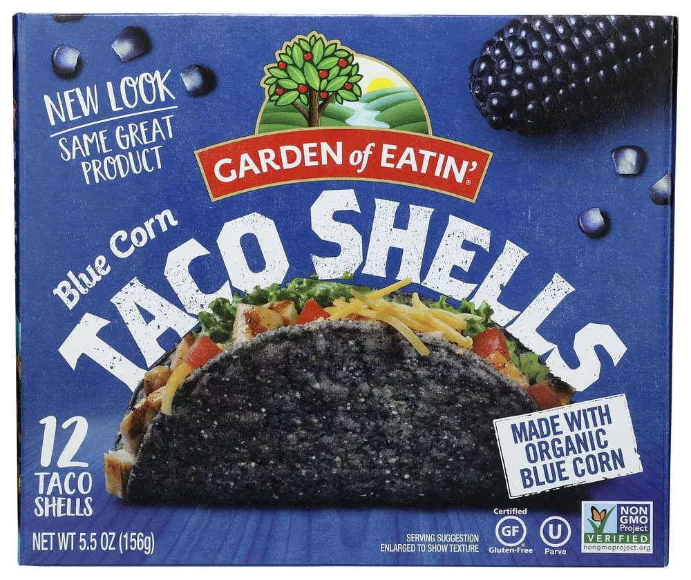 garden-eatin-blue-corn-taco-shells-case-12-x-5-5-oz Garden of Eatin' Blue Corn Taco Shells, Case of 12 x 5.5 oz
