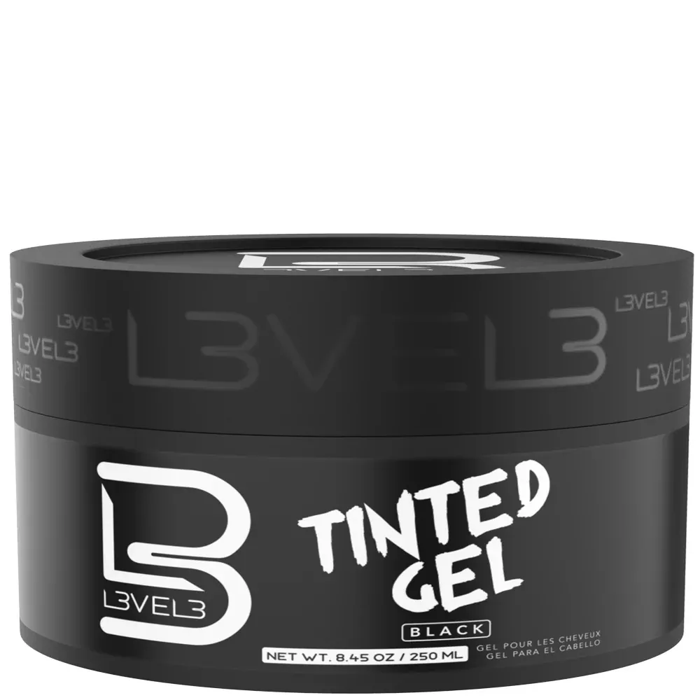 l3vel3-tinted-hair-gel-black-8-45-oz L3VEL3 TINTED HAIR GEL - BLACK 8.45 OZ
