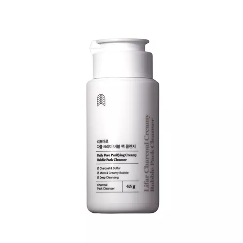 LIFAR - Charcoal Creamy Bubble Pack Cleanser - 45 g