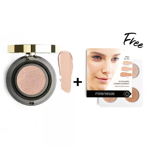 mirenesse-10-collagen-cushion-foundation-bonus-mini-kit-21-vienna Mirenesse - 10 Collagen Cushion Foundation + Bonus Mini Kit 21. Vienna