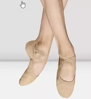 performa-youth-stretch-canvas-ballet-shoes-sand Performa Youth Stretch Canvas Ballet Shoes - SAND