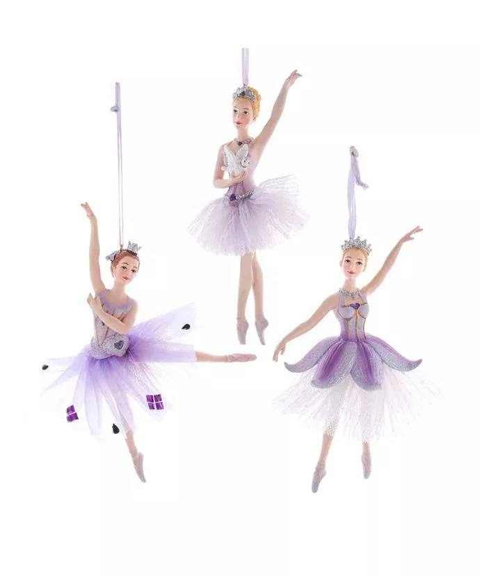 Royal Splendor Purple Ballet Ornament