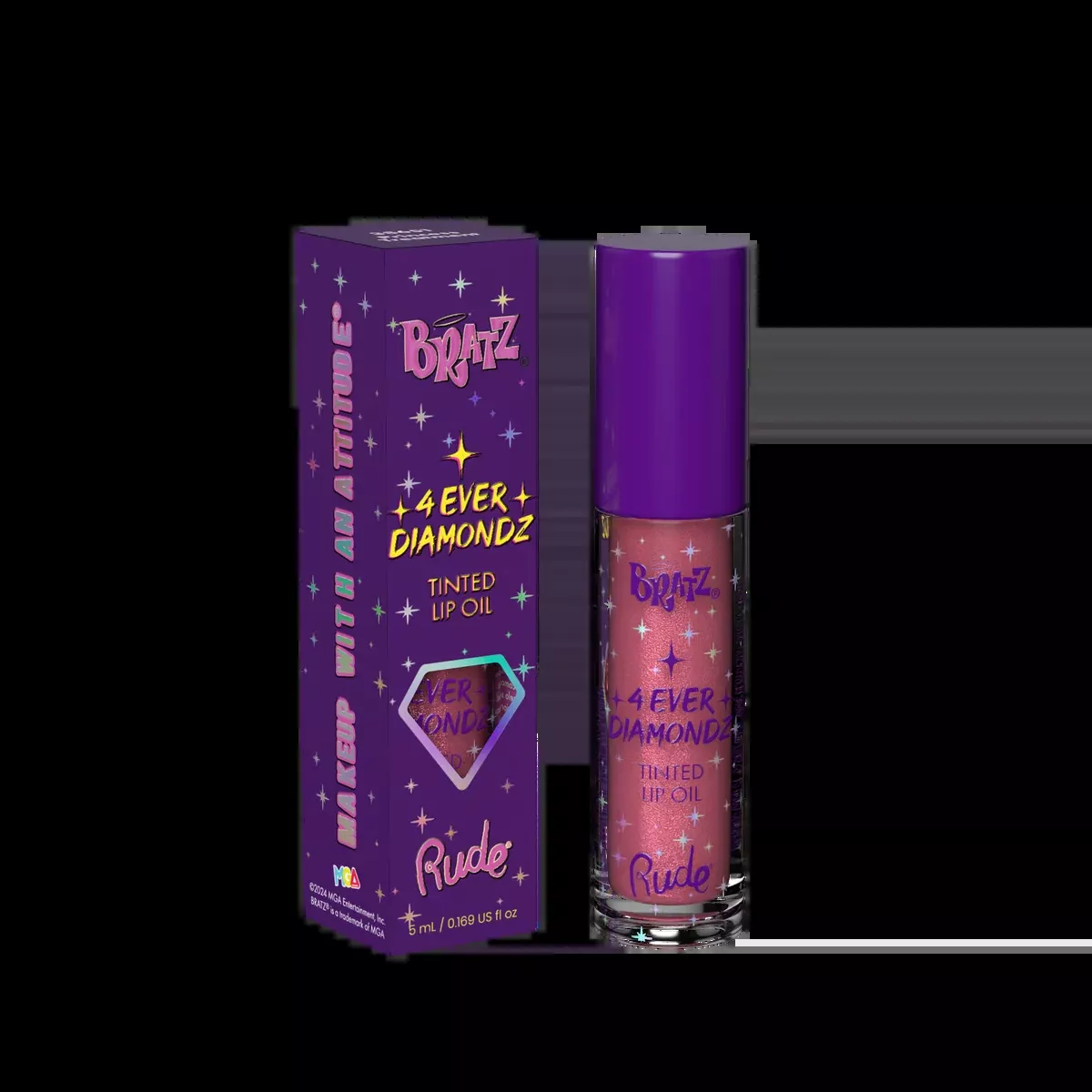 rude-bratz-4-ever-diamondz-tinted-lip-oil RUDE Bratz 4 Ever Diamondz Tinted Lip Oil