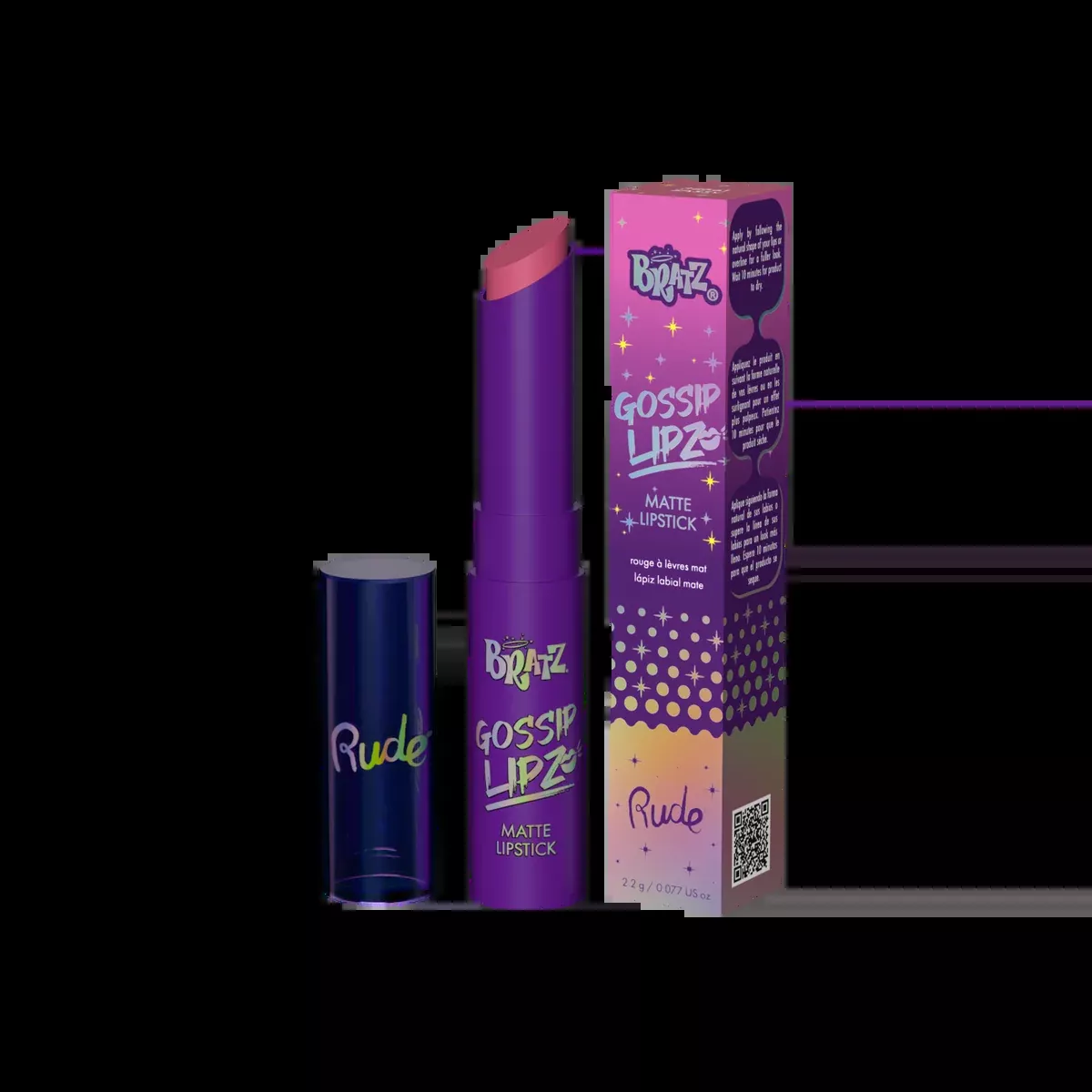 rude-bratz-gossip-lipz-matte-lipstick RUDE Bratz Gossip Lipz Matte Lipstick