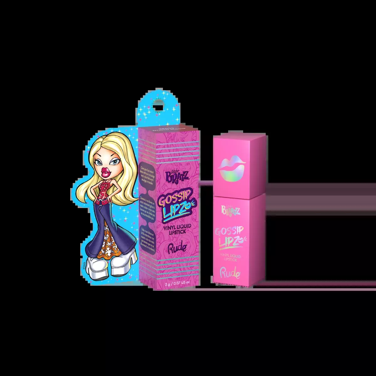 RUDE Bratz Gossip Lipz Vinyl Liquid Lipstick