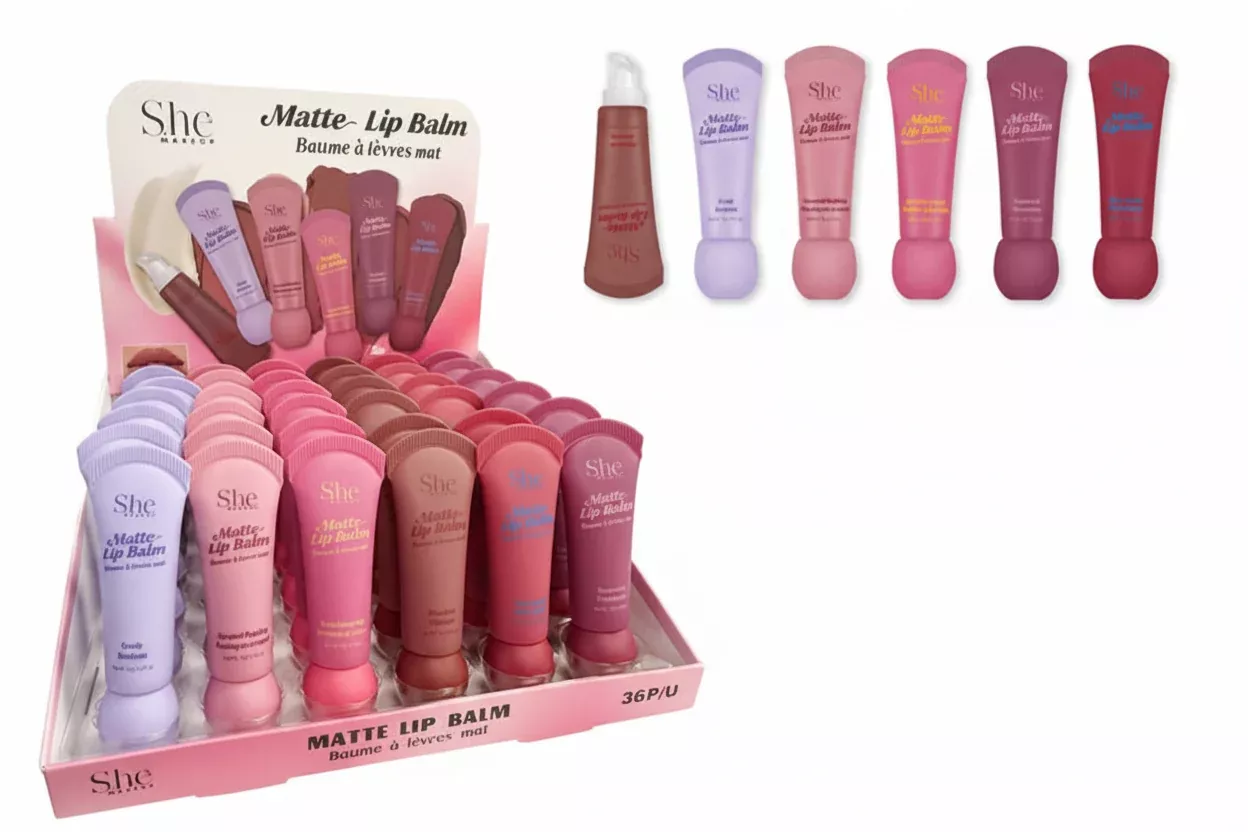 s-he-makeup-matte-lip-balm-36pcs S.HE MAKEUP - MATTE LIP BALM (36PCS)