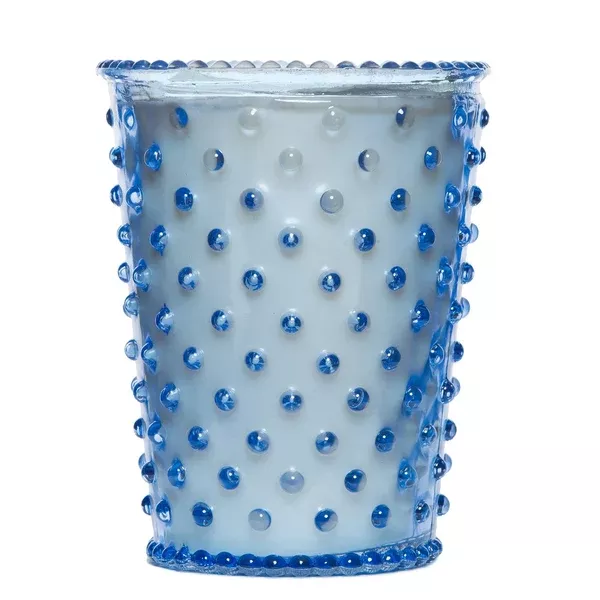 SIMPATICO NO. 64 LAVENDER HOBNAIL GLASS CANDLE