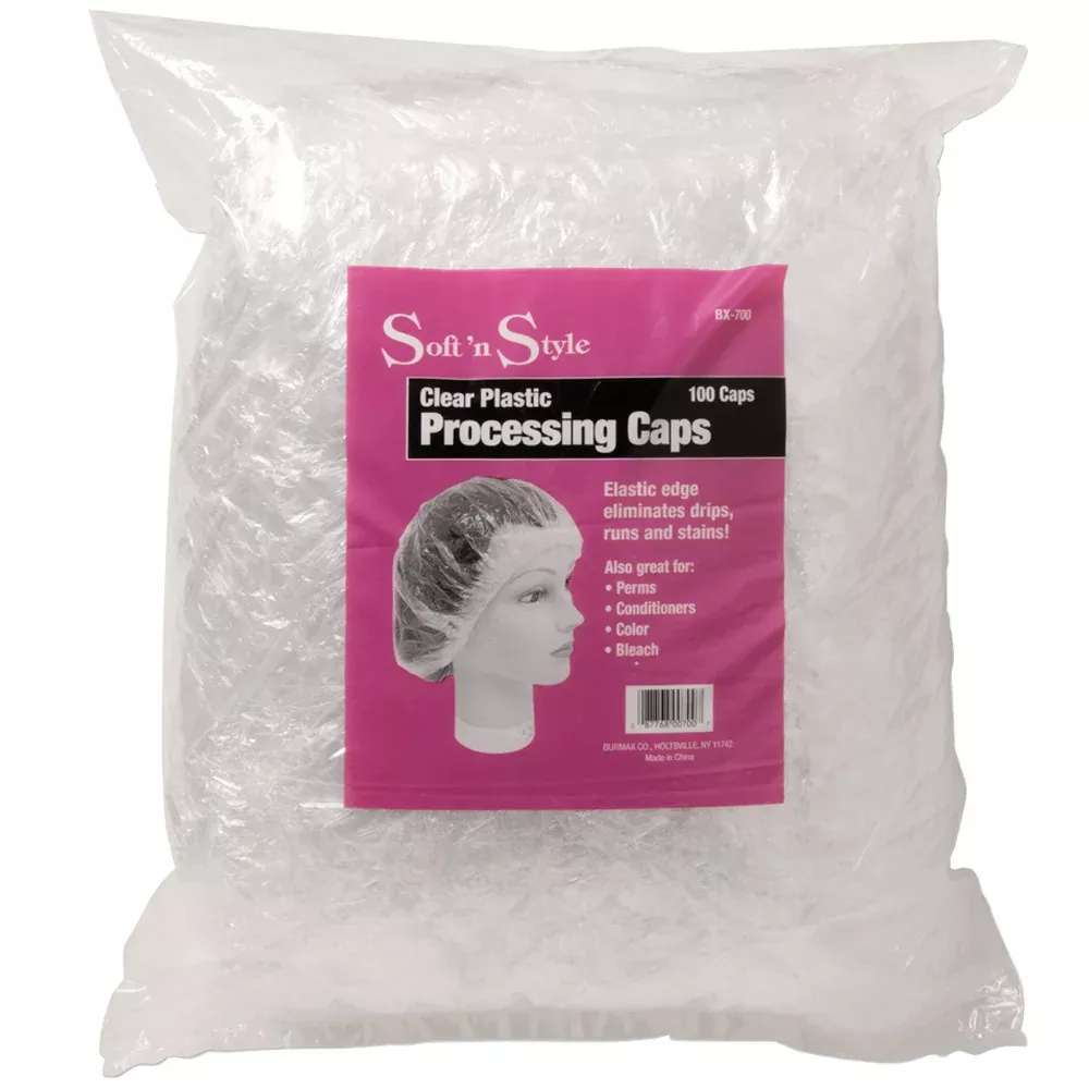 soft-n-style-clear-processing-caps-100-pc SOFT 'N STYLE CLEAR PROCESSING CAPS - 100 PC
