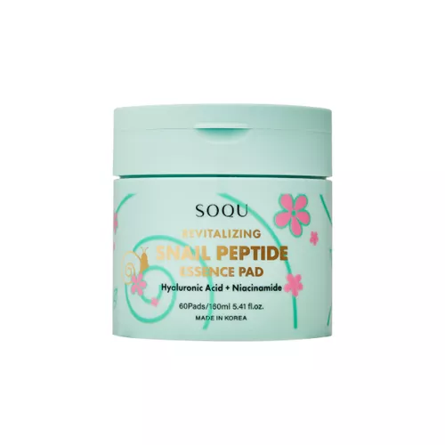 SOQU - Revitalizing Snail Peptide Essence Pad - 160 ml