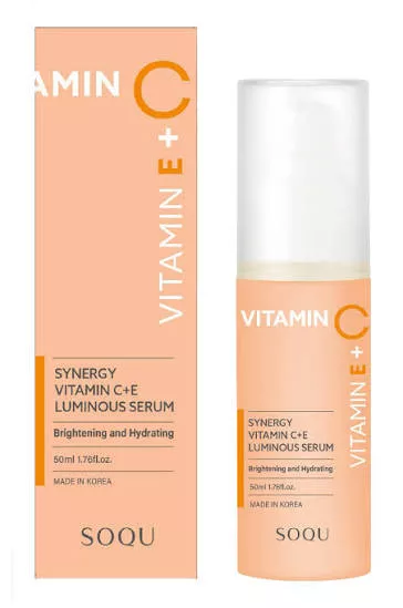 SOQU - Synergy Vitamin C+E Luminous Serum - 50 ml