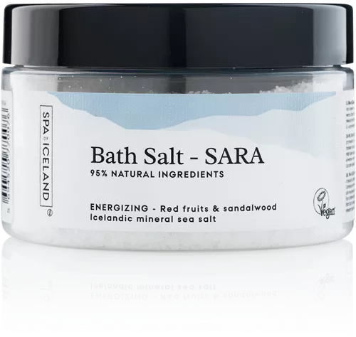 SPA of ICELAND - Natural Baths Salt Soak - Icelandic sea salt - Sara with Red fruits, Freesia, Roses & Sandalwood
