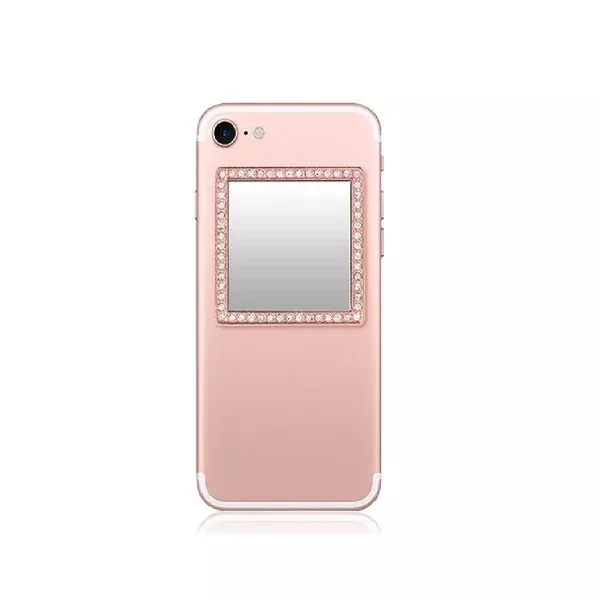 SQUARE CRYSTALS PHONE MIRROR