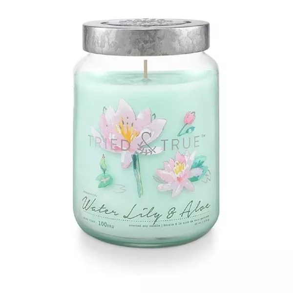tried-true-xl-jar-candle-water-lily-aloe TRIED & TRUE XL JAR CANDLE - WATER LILY & ALOE