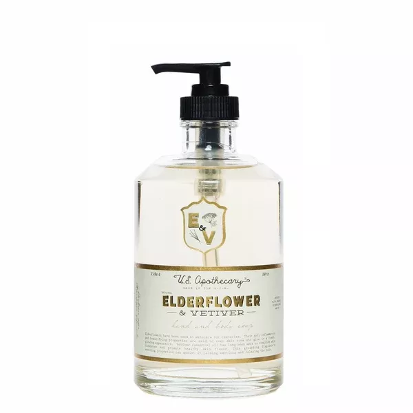 u-s-apothecary-elderflower-vetiver-hand-body-soap U.S. APOTHECARY ELDERFLOWER & VETIVER HAND AND BODY SOAP