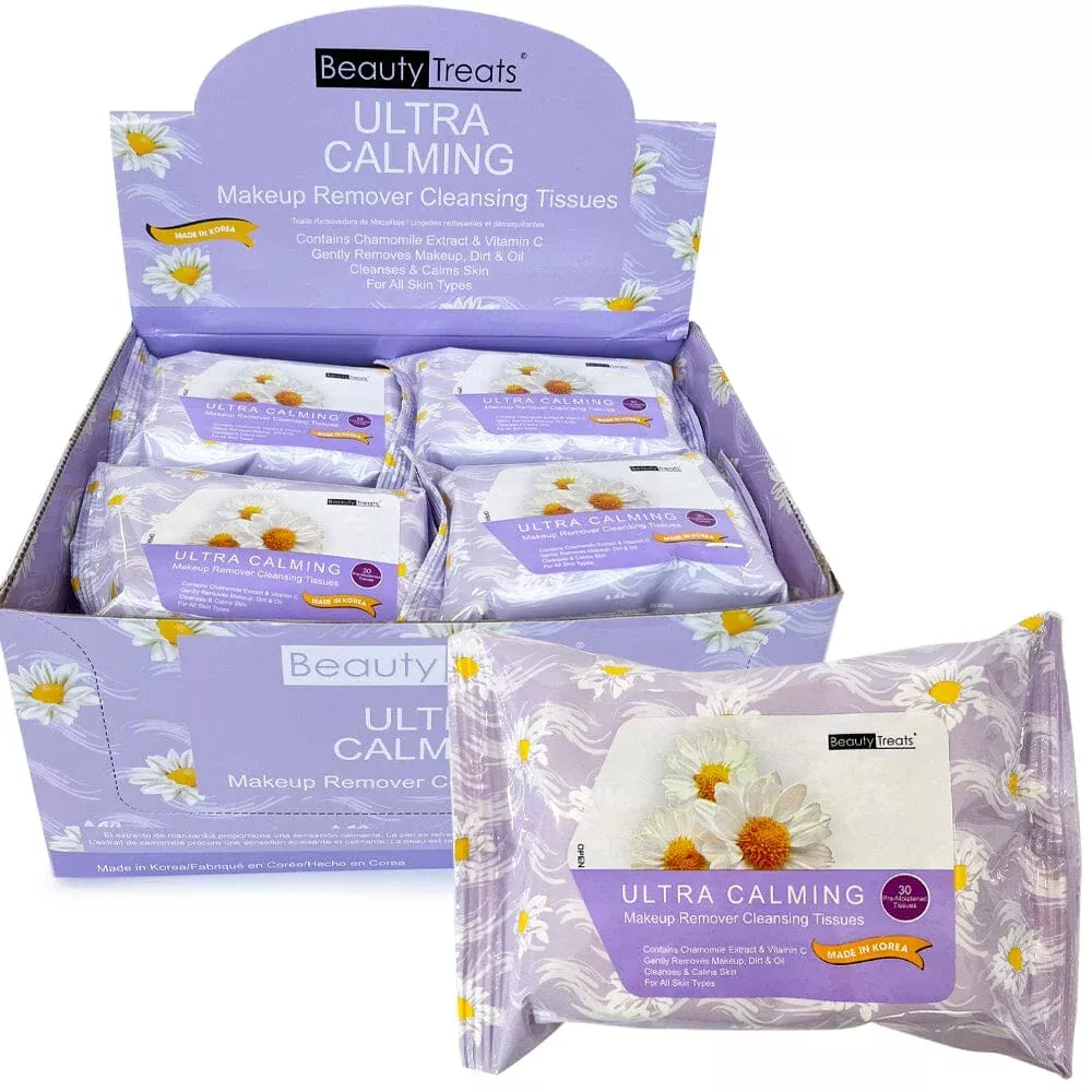 Ultra Calming Makeup Remover Tissues (12 units)