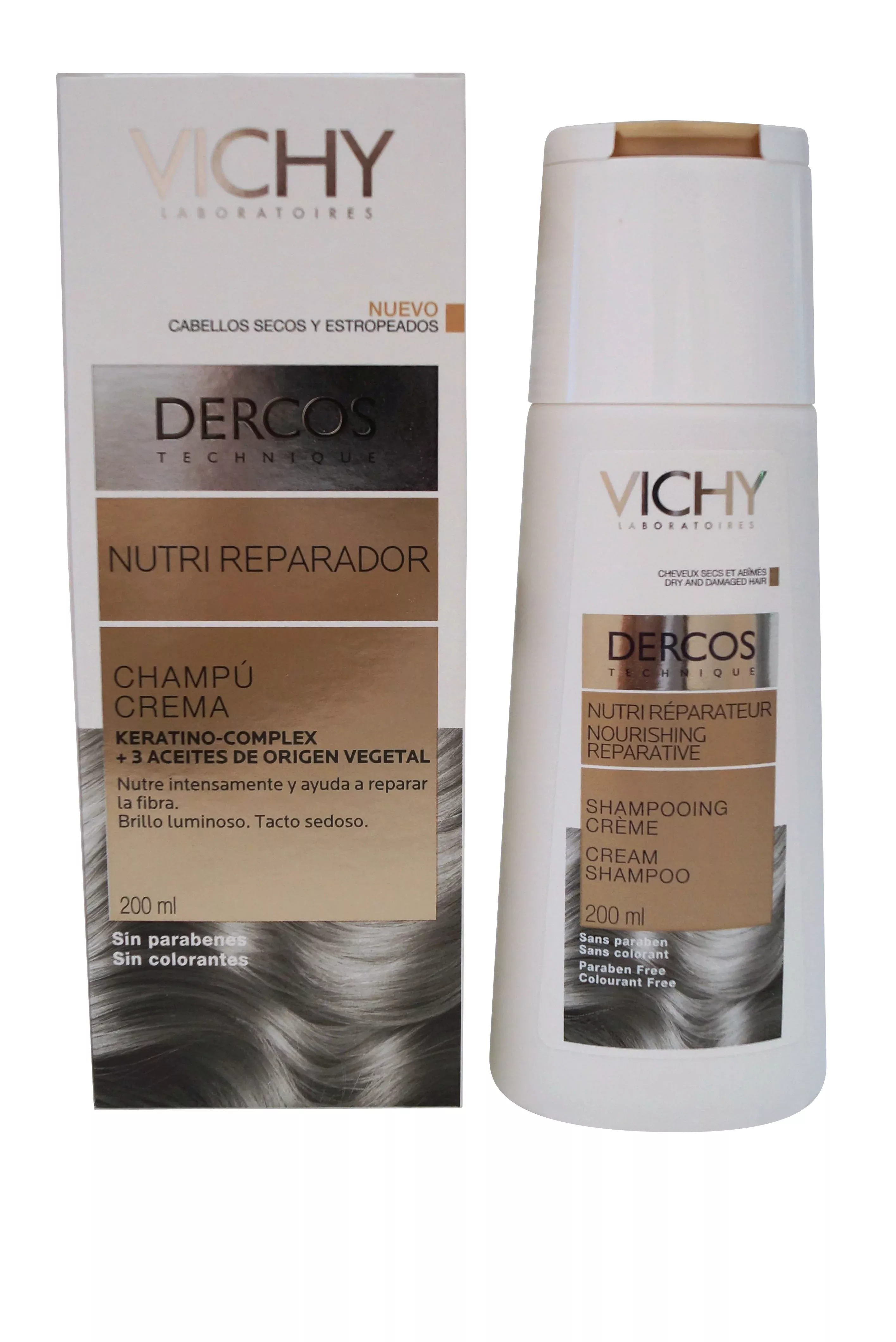 vichy-decros-nourishing-cream-shampoo-dry-or-damaged-hair-200-ml Vichy Decros Nourishing Cream Shampoo for Dry or Damaged Hair 200 ml