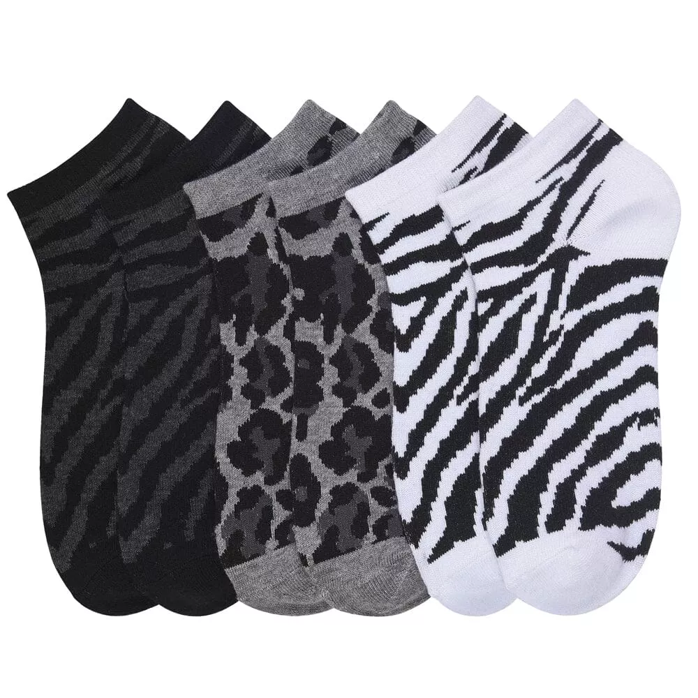 wildlife-animal-spandex-low-cut-socks-size-9-11-12-units Wildlife Animal Spandex Low Cut Socks Size 9-11 (12 units)