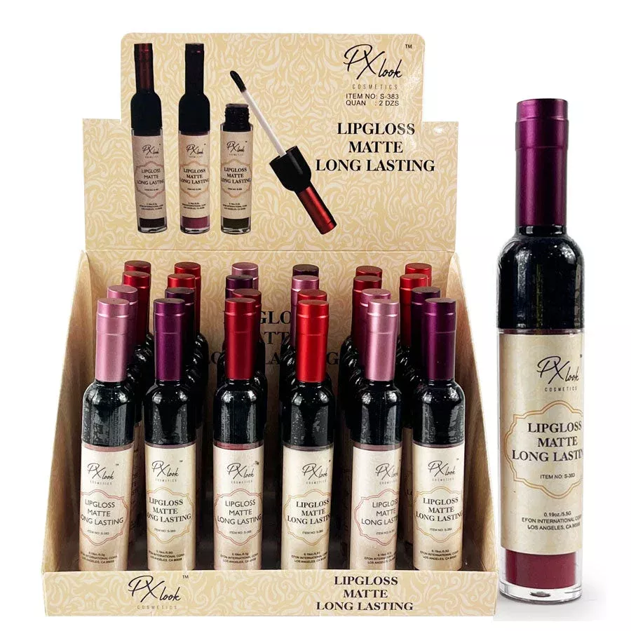 wine-matte-lip-gloss-s383-24-units Wine Matte Lip Gloss S383 (24 units)