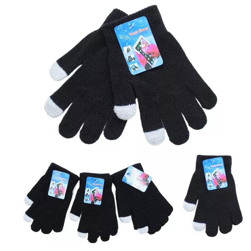 winter-warm-touch-gloves-black-8782-4-12-units Winter Warm Touch Gloves Black 8782-4 (12 units)