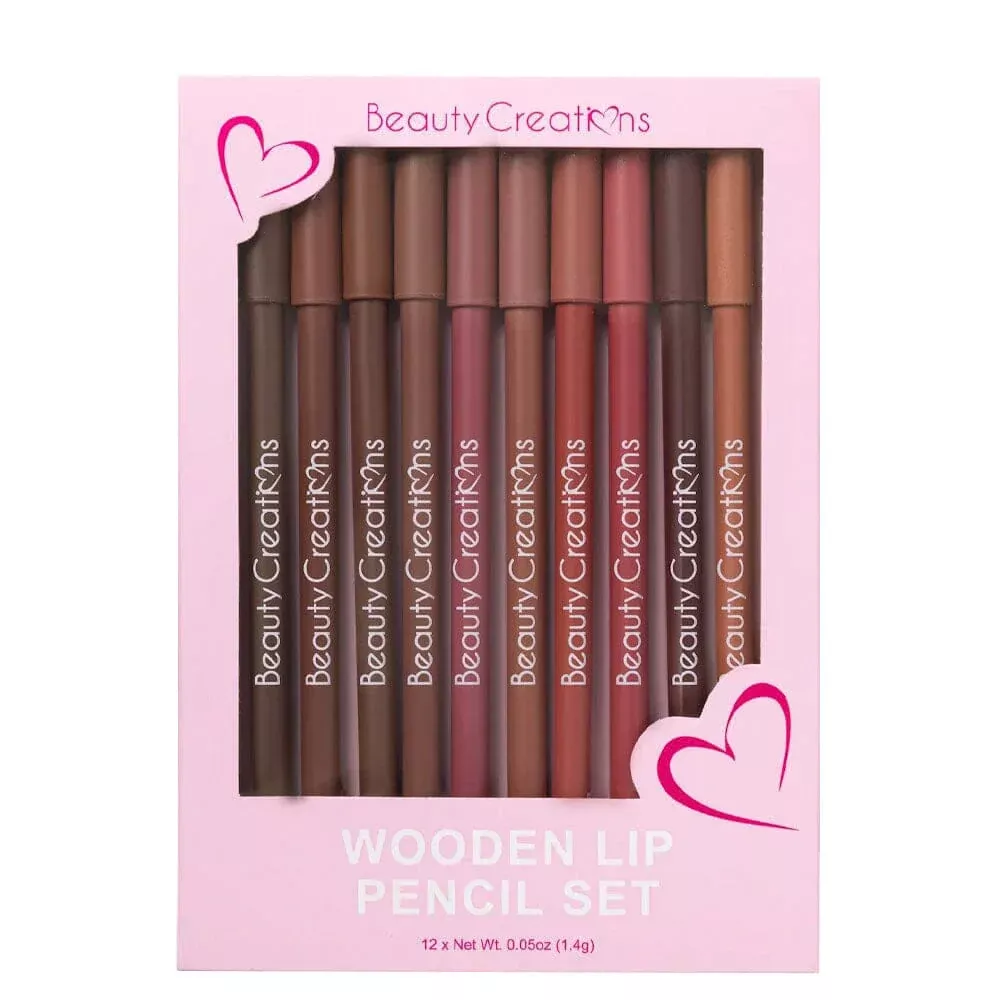 wooden-lip-pencil-12pc-set-1-unit Wooden Lip Pencil 12PC Set (1 unit)