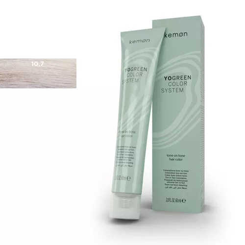 YO GREEN #10.7 VIOLET PLATINUM BLONDE