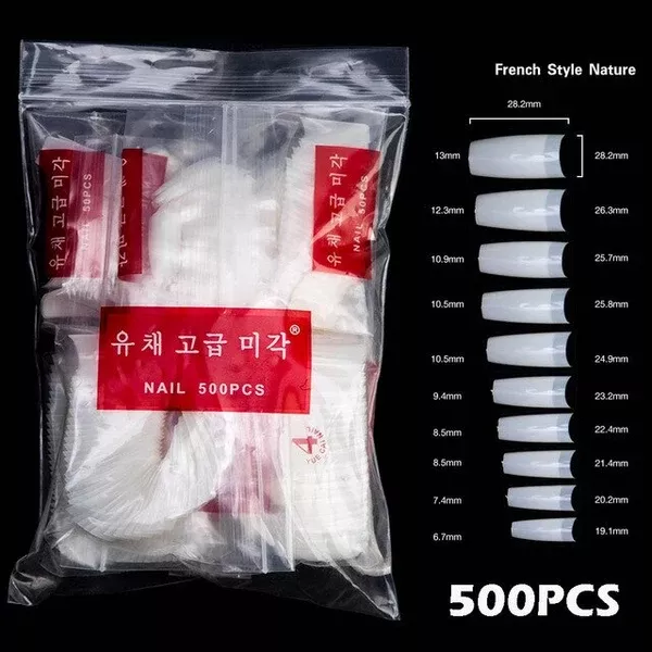 yue-cai-acrylic-nails-500-packs Yue Cai Acrylic Nails 500-Packs