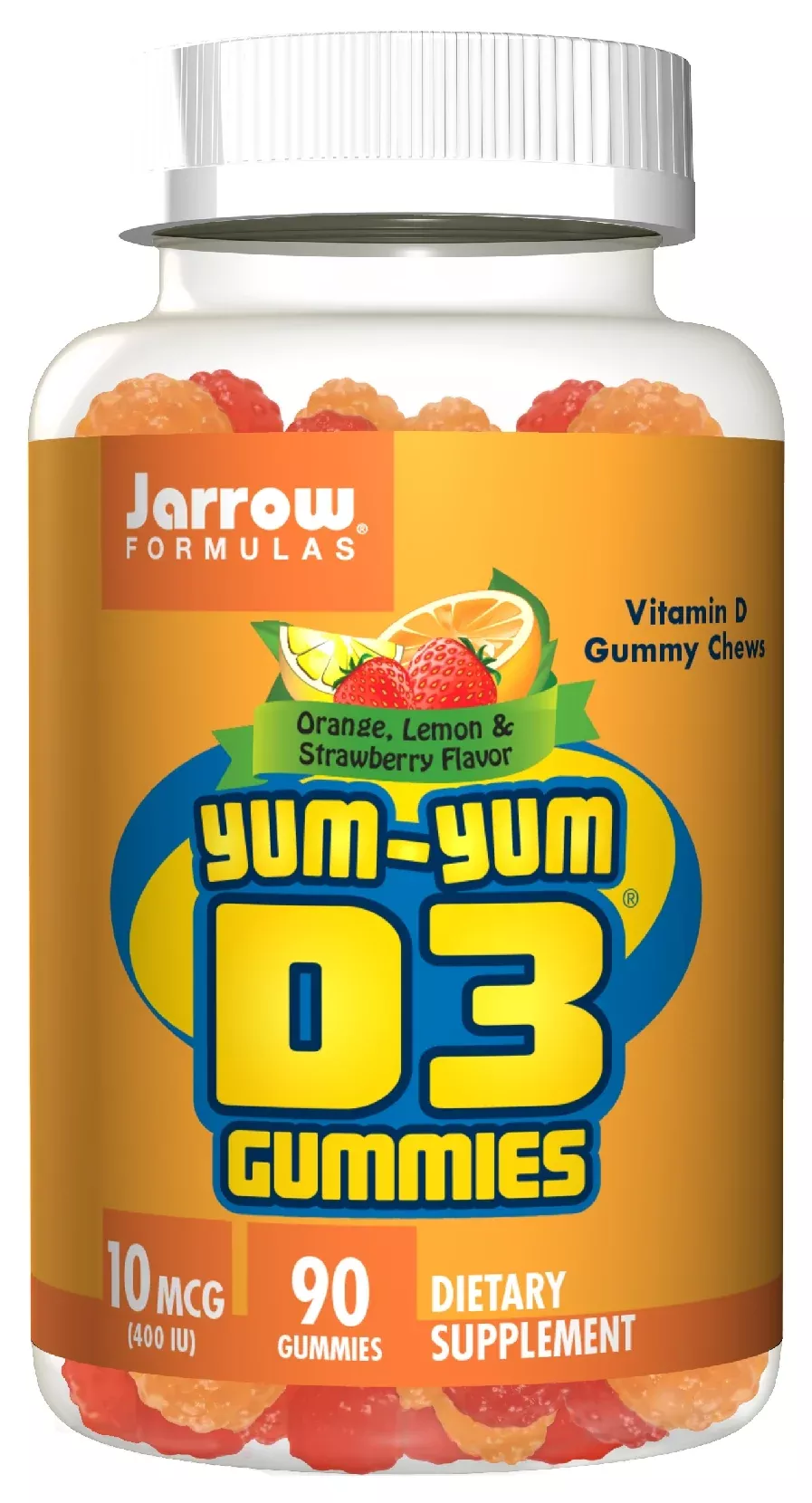 yum-yum-d3-gummies-10-mcg-400-iu-90-gummies Yum-Yum D3 Gummies 10 mcg (400 IU) 90 Gummies