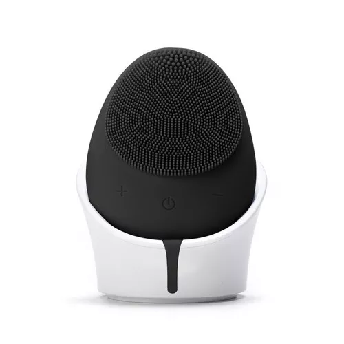 ZAQ - Mellow W-Sonic Silicone Facial Cleansing Brush - Black